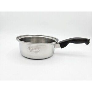 Cutco 2 Qt Saucepan without 5 Ply Aluminum Core SS no lid